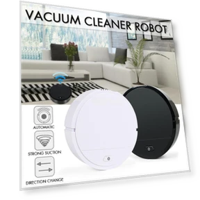 Automatic USB Rechargeable Smart Robot Vacuum — Bases, Decor Dream