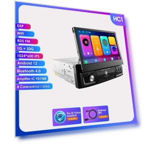 Car Stereo with CarPlay and Android Auto — In-Dash, Hizpo