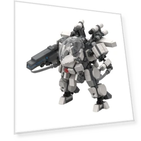 Creative War Mech Robot Building Blocks Toy — Transfer Case, Toys D