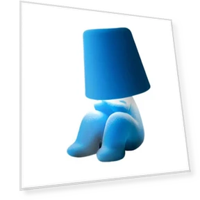 Desk Lamp in Shape of Little Person — Creative Lighting Solutions, Cleaner Products