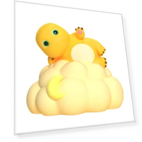 Dinosaur Night Light with Touch Control — LED, House & Kitchen