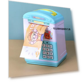 Fingerprint Password Smart Piggy Bank — Cabinet Safes, Plastic Toys