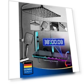 Four-Function Smart Digital Shower System — Finishing Compounds, Daily Home Furnishings