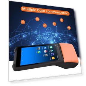 Handheld Barcode Scanner with 5.5-Inch Touchscreen — Barcode Scanners, KONNWEI