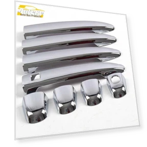 Handle Bright Strip - Electroplated Single Smart Car Door Grip Decorative Sticker — Foam, GearUp AutoMoto