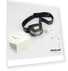 Headlamp with Smart Sensor — Flashlights, Mode Closet