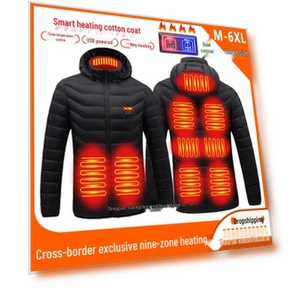 Heated Smart Jacket with USB Charging — , UrbanEdge