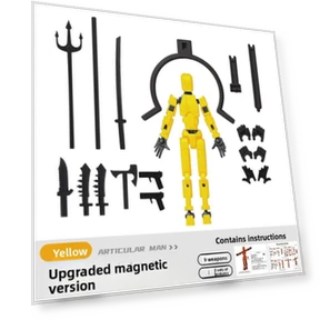 Inertia Control Robot Creative Action Figure Set with Magnetic Joints — Protection Plans & Support, TheDailyPress