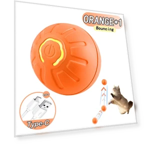 Interactive Jumping Ball for Cats — Interactive Figures & Robots, JUN JUN
