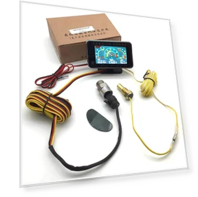 LCD Digital Display Car Truck Water Temperature Oil Pressure Voltage Gauge with Sensors — Fittings, Manufacturers autoparts