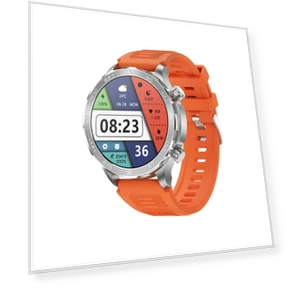 Men's Smart Watch with Large Screen, Bluetooth Calling, Heart Rate Monitor, Fitness Tracking, Wireless Charging — Smartwatches, ESTG