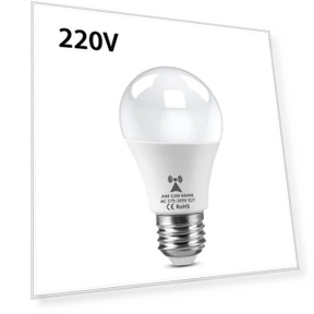 Microwave Radar Induction LED Light Bulb with Motion Sensor — Foam, COOKING-MALL