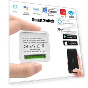Mini Smart Switch — Smart Home Hubs & Controllers, Tuya