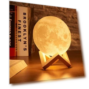 Moon Lamp with Touch Control — Study & Desk Lighting, Karniproduction