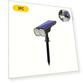 Outdoor Double Solar Smart Light — Outdoor Security & Flood Lighting, LIUXING