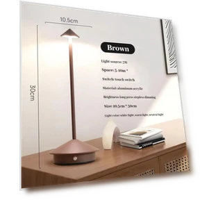 Rechargeable LED Desk Lamp with Touch Control — Flashlights, Sole Street