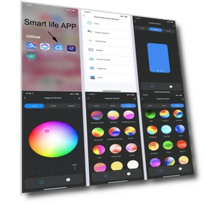 RGB LED Wall Light Up Down Smart Dimmable Indoor Lighting — Foam, Sole Street