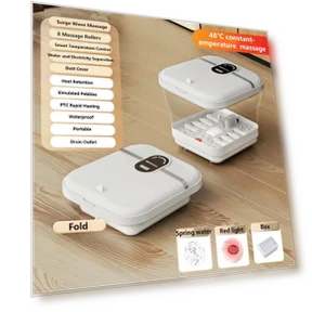 Smart Electric Foldable Foot Bath Tub with Heating, Temperature Maintenance, Massage — Bases, Miss Ren Beauty