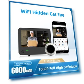 Smart Electronic Cat's Eye WiFi Video Doorbell — Security Cameras, Decor Dream