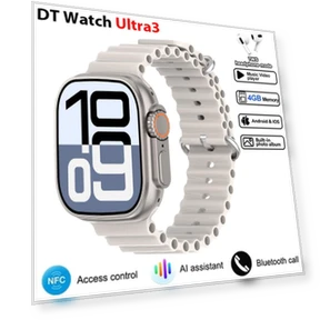 Smart Watch with AI Voice, Amoled Screen, and Bluetooth — Smartwatches, DT ULTRA