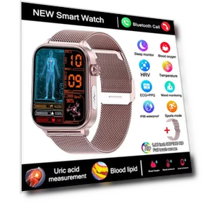 Smart Watch with Blood Lipid and Uric Acid Diagnostics — Smartwatches, Lucky Start