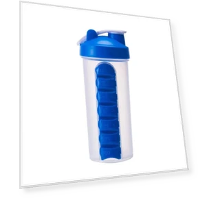 Smart Water Bottle with Medicine Case — Hydration Essentials, COOKING-MALL