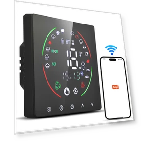 Smart WiFi Thermostat — HVAC Controls, Tuya