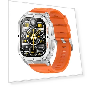 Smartwatch with AMOLED Display, Health Monitoring, and Bluetooth Calls — Smartwatches, ESTG