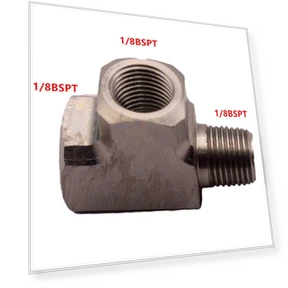 Universal Air Oil Water Pressure Sensor Gauge Adapter T Fitting — Throttle Spacers & Adapters, Automotiveassemblycomponents