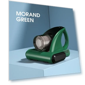Vacuum with Powerful Suction, Wireless Device for Dust Mite Removal, USB Rechargeable, Smart Mite Removal Vacuum Green — Finishing Compounds, Decor Dream