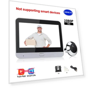 WiFi Peephole Doorbell Camera — Smart Home Security, Generic