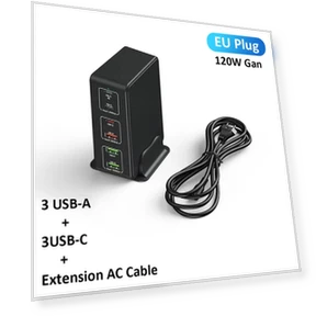 6-Port GaN Charger Station — Chargers, World Auto Parts