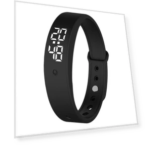 Body Temperature Monitor Thermometer Vibration Alarm Wristband — Home Climate Control, Puntos Phone Accessory