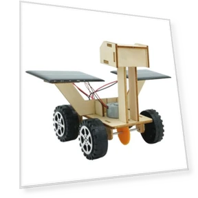 DIY Solar-Powered Moon Rover Model Robot Science Experiment Toy — Bases, Exquiste life