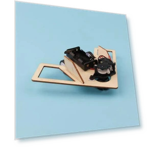 DIY Wooden Robot Car Kit — Robotics Components, CreativeCorner