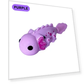 Electric Simulation Salamander, Electronic Sensing and Glowing Small Fish, Swimming Robot Pet — Automotive, Happy Time For kids