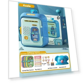 Electronic Piggy Bank with Password and UV Lamp — Savings & Piggy Banks, Simple and warm