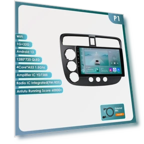 Intelligent Car Radio for Honda Civic 2000-2006 — In-Dash, OSSURET