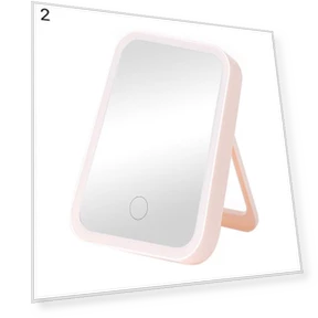LED Makeup Mirror with Lighting — Compact & Travel, Beautiful secret