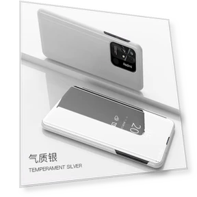 Magnetic Flip Phone Case with Mirror View and Card Holder — Bumpers, MY-CASE