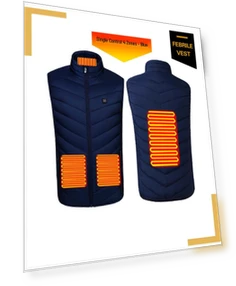 Men's Smart Heating Vest — Base Layers, UrbanEdge