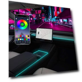 Neon Interior LED Lighting Kit — Light Kit, Automotivemechanicalparts