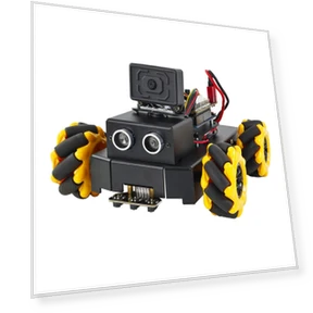 Omnidirectional Wheel AI Smart Robot Kit with Camera — Zip Discs, Yahboom