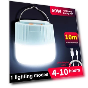 Portable LED Emergency Lighting Lamp with Mobile Device Charging — Flashlights, AI Supermarket