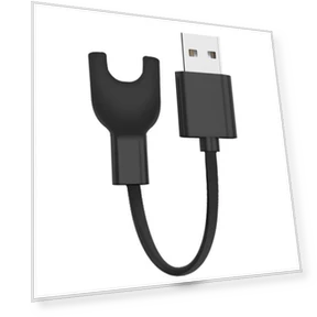 Portable Smart Bracelet USB Charging Cable Dock Station — Foam, Puntos Phone Accessory