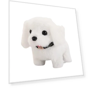 Realistic Plush Toy Robot Puppy with Sound — Interactive, Stmxork