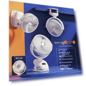 Rechargeable Night Light Fan — Non-Woven Bits, GadgetGrip