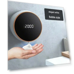 Rechargeable Wall-Mounted Foam Hand Sanitizer Dispenser with Smart Sensor — Care Dispensers, HomeHarmony