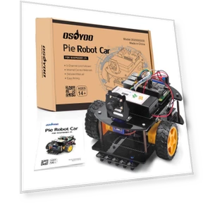 Robot Car Smart Compatible with Raspberry Pi and DIY Smart Kit for STEM Learns Python Programming for Middle School... — Foam, OSOYOO