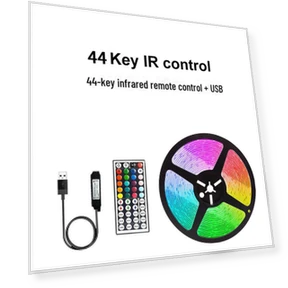 Smart Bluetooth LED RGB Self-Adhesive Light Strip with Remote Control — LED Strips, StrideBox